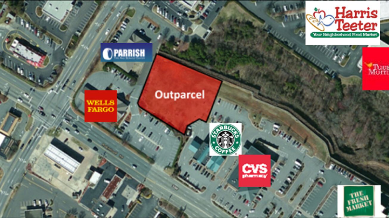 Robinhood Road 0.9 Acre Outparcel, WinstonSalem, NC 27103 Land for