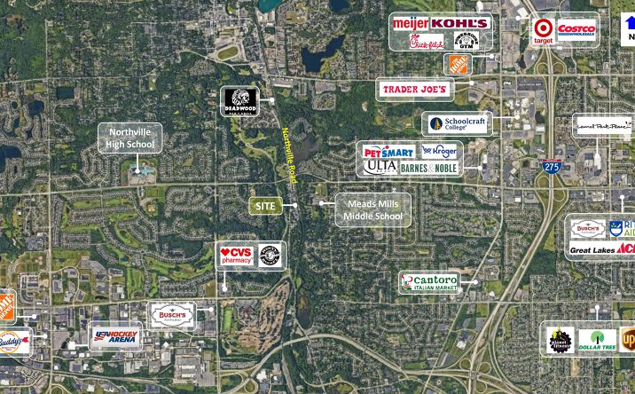Pictures of Land property located at 16455 Northville Rd, Northville, MI 48168 for sales - image #1
