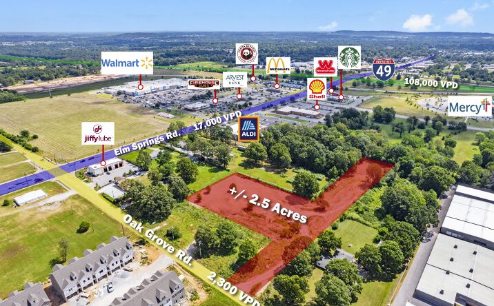 Pictures of Land property located at 695 Oak Grove Rd, Springdale, AR 72762 for sales - image #1