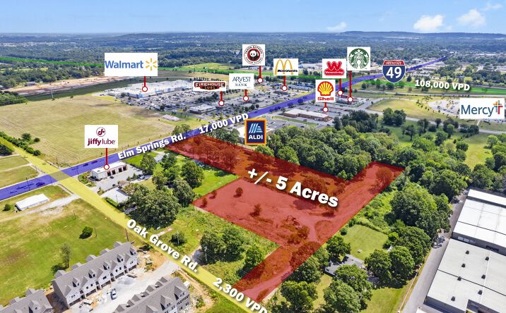 Pictures of Land property located at Elm Springs Rd, Springdale, AR 72762 for sales - image #1