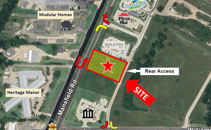 Pictures of Land property located at NEQ Mansfield Rd and Williamson Way, Shreveport, LA 71118 for sales - image #1
