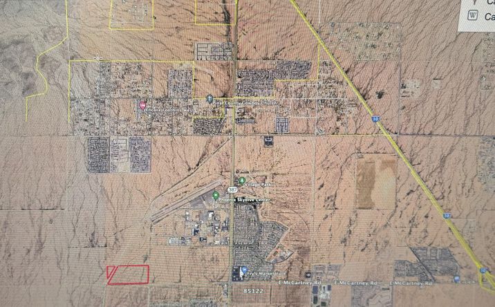 Pictures of Land property located at NW Corner Of McCartney Rd and Thornton Rd, Casa Grande, AZ 85122 for sales - image #1