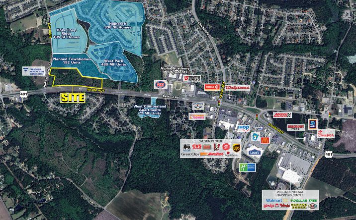 Pictures of Land property located at Raeford Rd & Hoke Loop Rd, Fayetteville, NC 28314 for sales - image #1