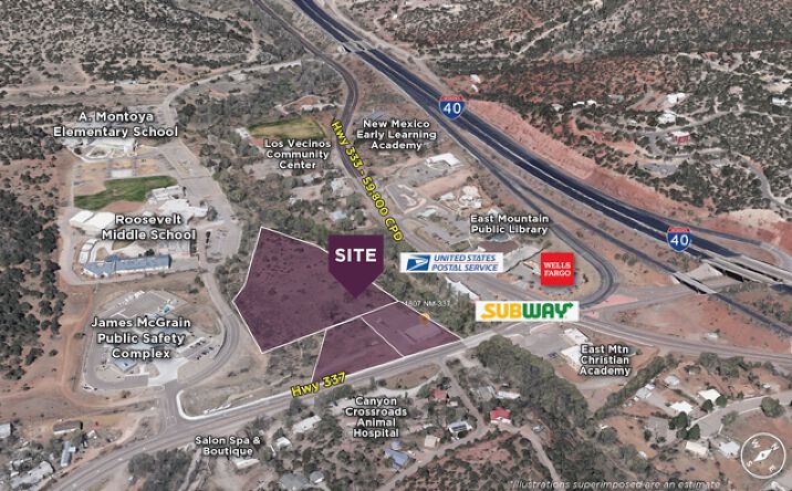 Pictures of Hospitality, Land, Mixed Use, Office, Retail property located at 11807 NM-337, Tijeras, NM 87059 for sales - image #1