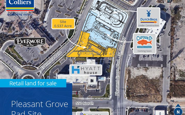 Pictures of Retail, Land property located at 550 South Pleasant Grove Blvd, Pleasant Grove, UT 84062 for comps - image #1