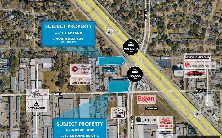 Pictures of Land property located at 3717 Antoine Dr, Houston, TX 77092, Northwest Fwy, Houston, TX 77092 for sales - image #1