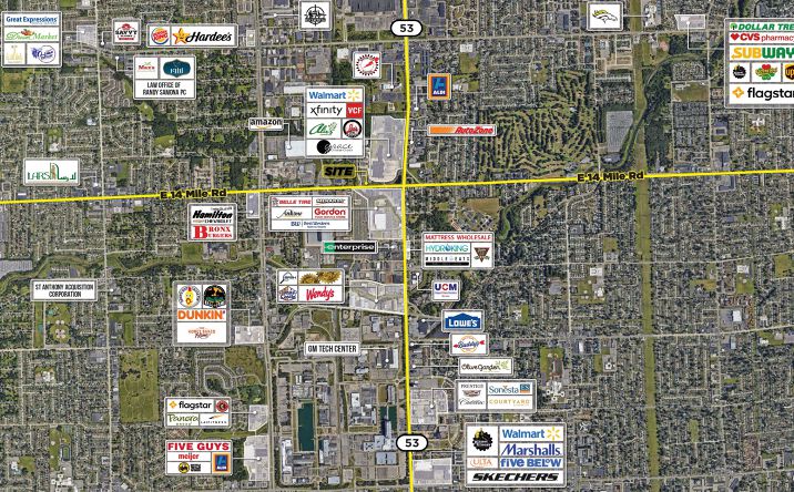 Pictures of Land property located at 7251 14 Mile Rd, Sterling Heights, MI 48312 for sales - image #1