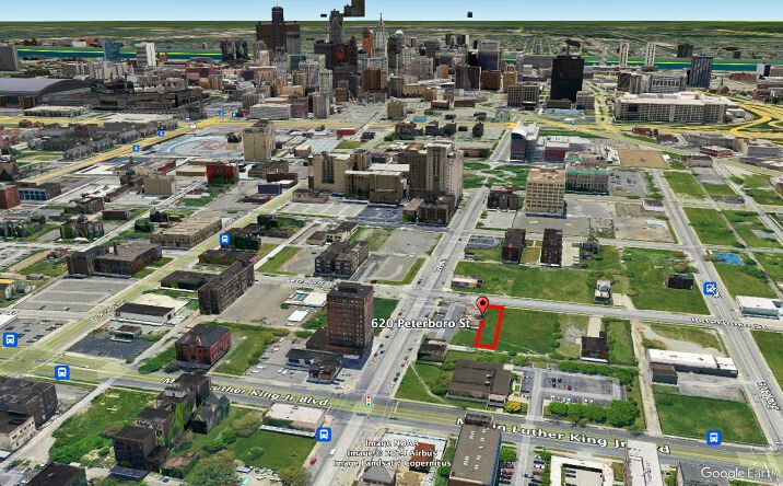 Pictures of Land property located at 620 Peterboro St, Detroit, MI 48201 for sales - image #1