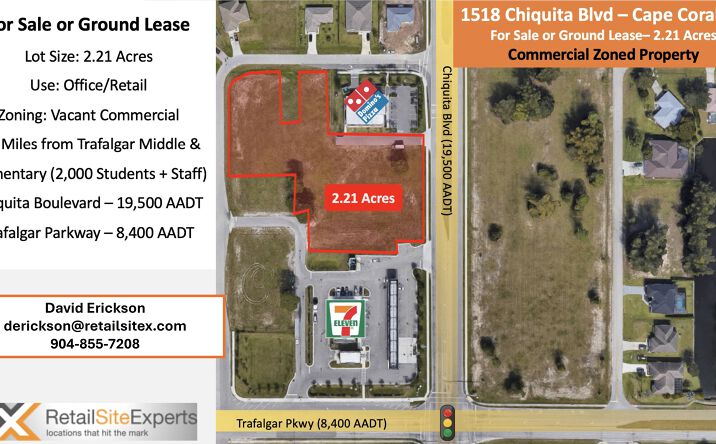 Pictures of Retail property located at 1518 Chiquita Blvd S, Cape Coral, FL 33991 for sales - image #1