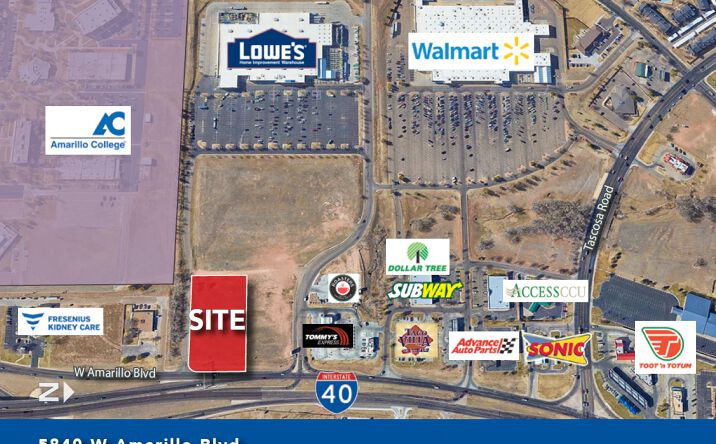 Pictures of Land property located at 5840 W Amarillo Blvd, Amarillo, TX 79106 for sales - image #1