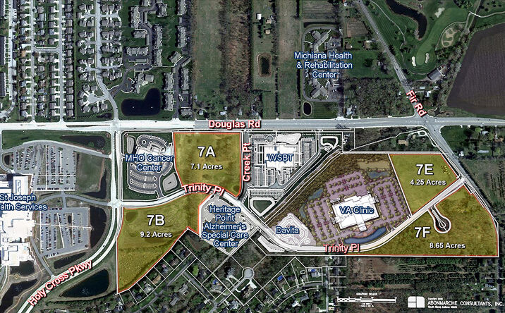 Pictures of Land property located at East of the St Joseph Health Services Mishawaka Campus - Mishawaka - Lot 7F, Mishawaka, IN 46530 for sales - image #1