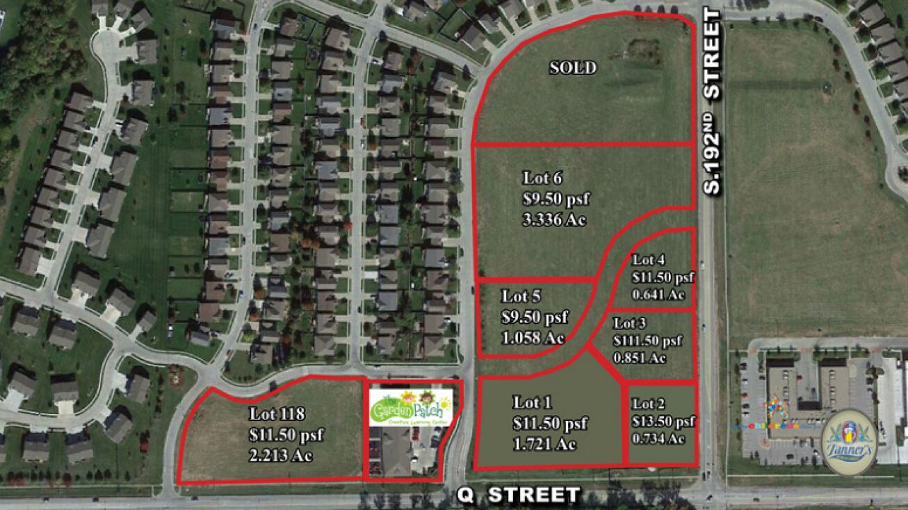 192nd & Q Street (NWC), Omaha, NE 68135 Land for Sale Woodlands