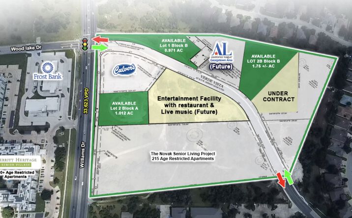Pictures of Land property located at Nwc & Nec Williams Dr & Verde Vista Dr, Georgetown, TX 78633 for sales - image #1
