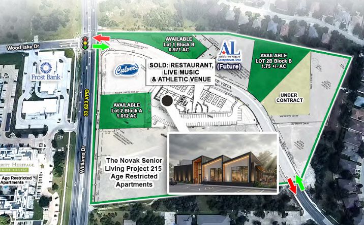Pictures of Land property located at Nwc & Nec Williams Dr & Verde Vista Dr, Georgetown, TX 78633 for sales - image #1