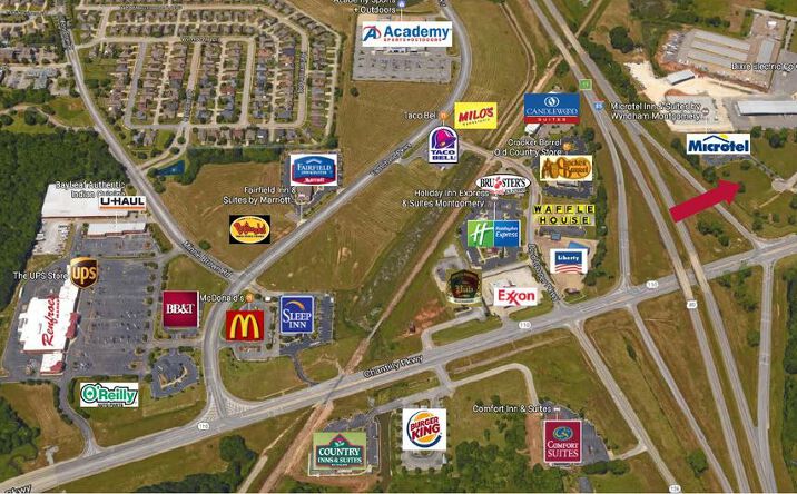 Pictures of Land property located at I-85 And Chantilly Parkway, Montgomery, AL 36117 for sales - image #1