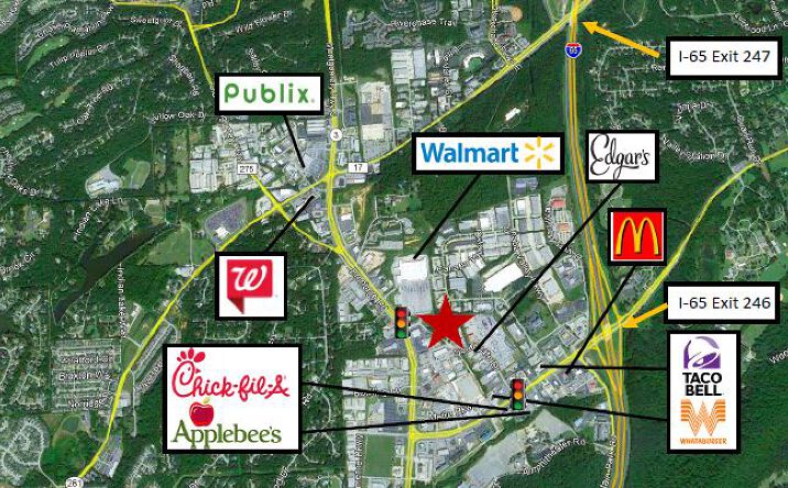 Pictures of Land property located at 135 Winslett Rd, Pelham, AL 35124 for comps - image #1
