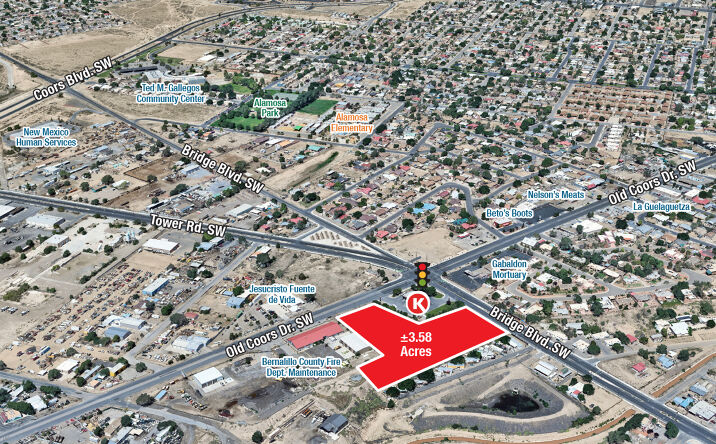 Pictures of Land property located at Bridge Blvd & Old Coors Rd SW, Albuquerque, NM 87121 for sales - image #1