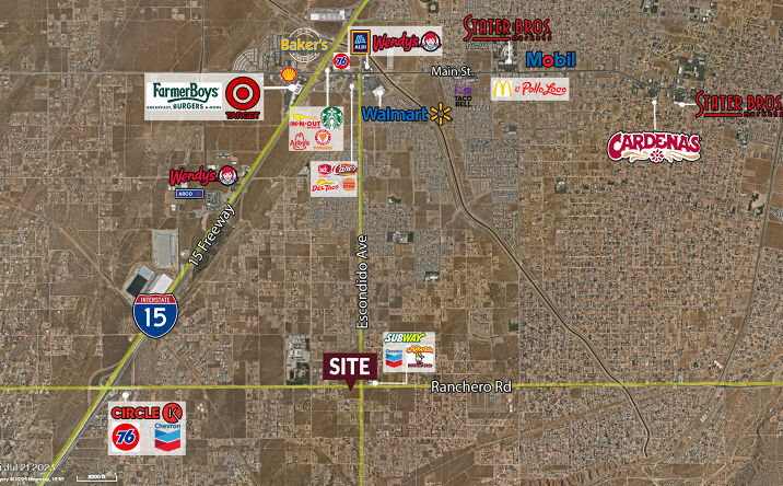 Pictures of Land property located at SWC of Ranchero Road & Escondido Road, Oak Hills (Hesperia Adjacent), CA 92344 for sales - image #1