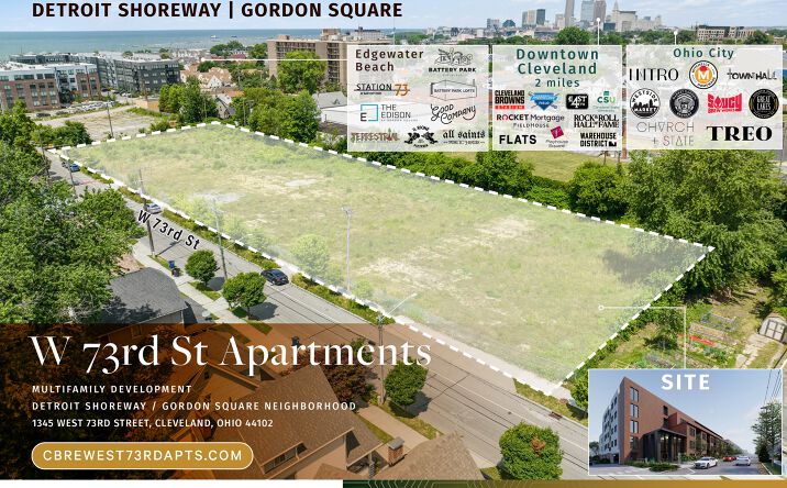 Pictures of Land, Multifamily property located at 1345 W 73rd St, Cleveland, OH 44102 for sales - image #1