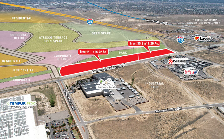 Pictures of Land property located at Atrisco Vista & Comfort Way, Albuquerque, NM 87120 for sales - image #1