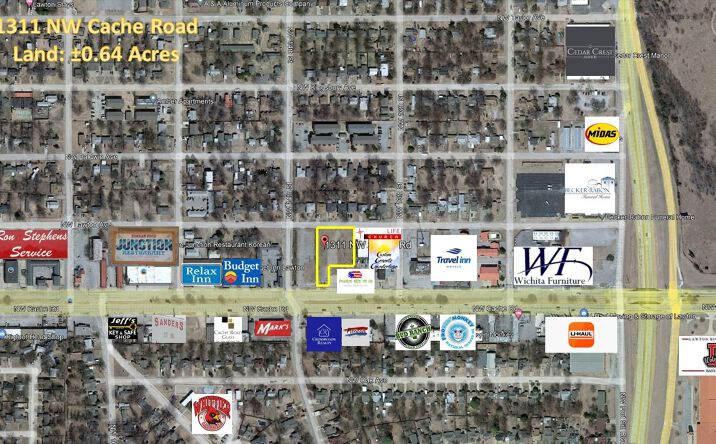 Pictures of Land property located at 1311 NW Cache Rd, Lawton, OK 73507 for sales - image #1
