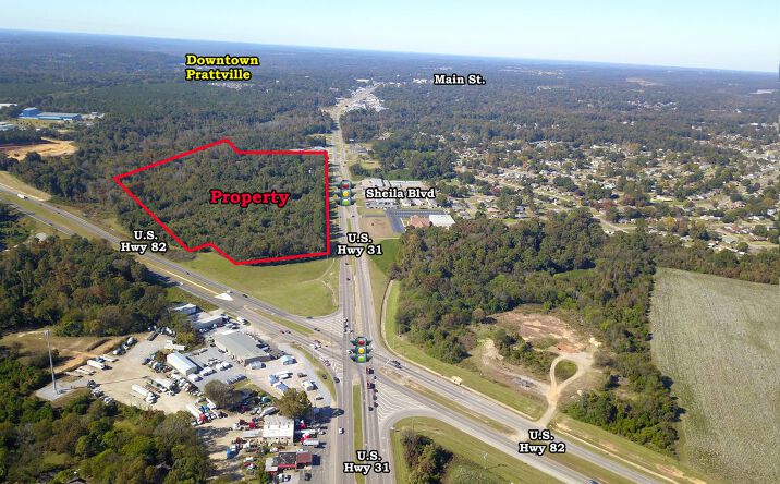 Pictures of Land property located at U.S. Hwy 31 & 82, Prattville, AL 36067 for sales - image #1