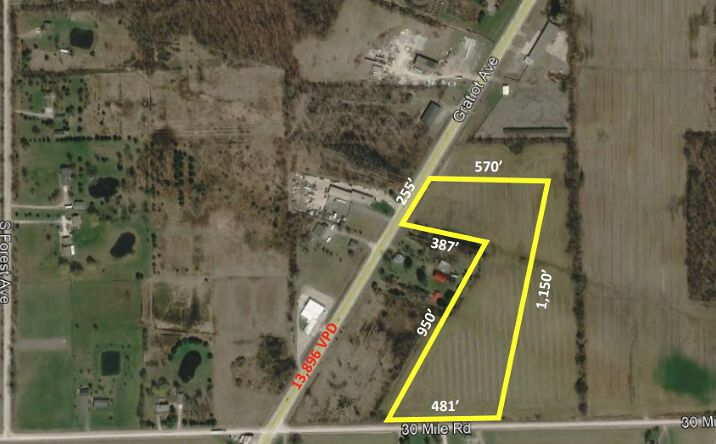 Pictures of Land property located at 30 Mile Rd, Lenox, MI 48050 for sales - image #1