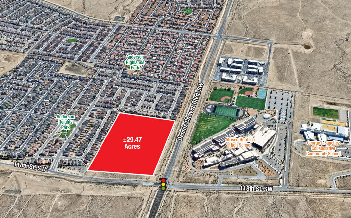 Pictures of Land property located at 118th St & Dennis Chavez Blvd SW, Albuquerque, NM 87121 for sales - image #1