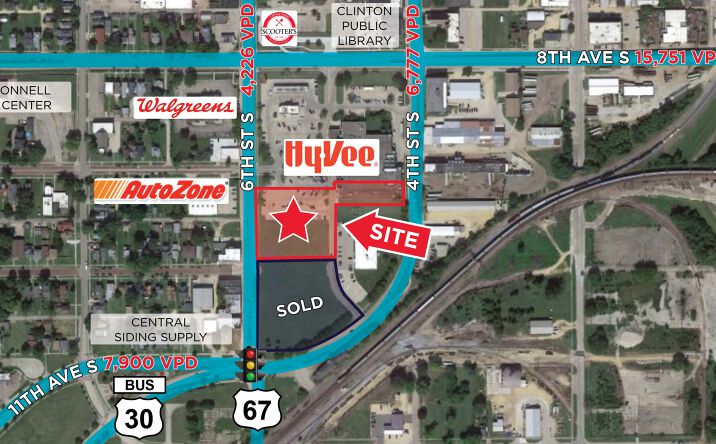Pictures of Land property located at 1010 S 4th St, Clinton, IA 52732 for sales - image #1