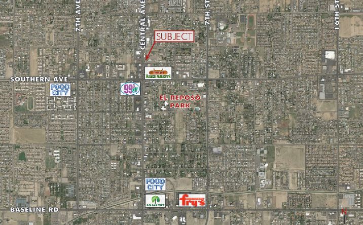 Pictures of Retail, Land, Industrial property located at 5625 S. Central Ave, Phoenix, AZ 85040 for comps - image #1