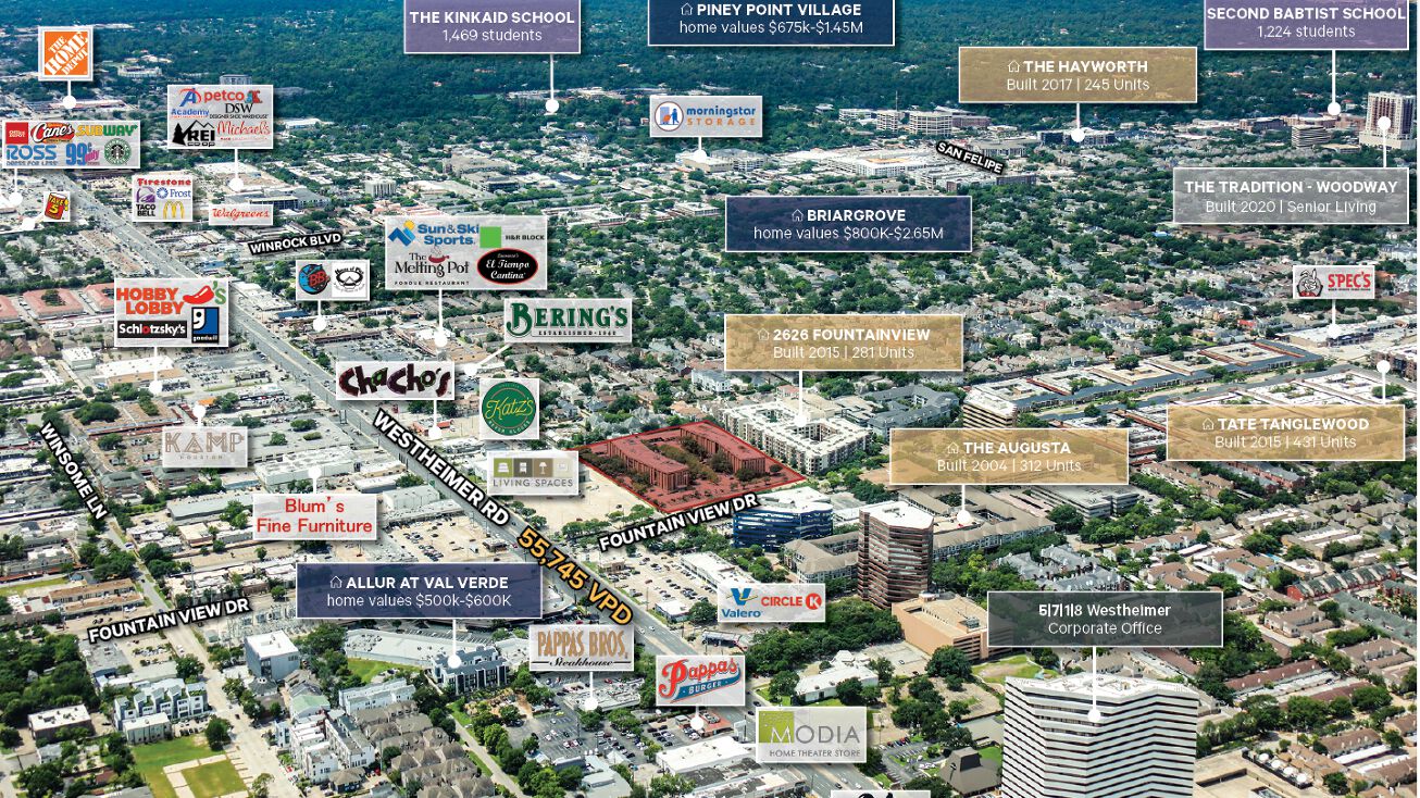 Pictures of Land property located at 2636 Fountain View Dr, Houston, TX 77057 for sales - image #1