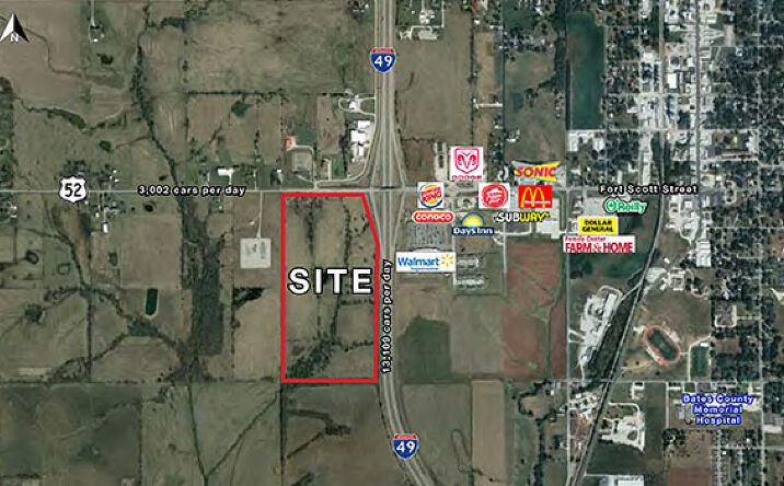 Pictures of Land property located at Interstate 49 & 52 Highway (SWC), Butler, MO 64730 for sales - image #1