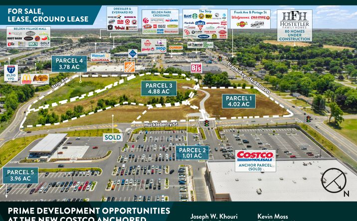 Pictures of Land, Mixed Use, Multifamily, Office, Retail property located at 7160 Frank Ave NW, North Canton, OH 44720 for sales - image #1