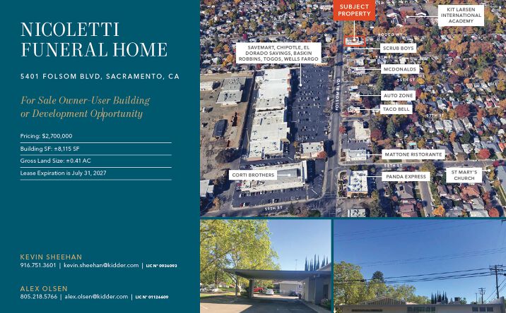 Pictures of Mixed Use, Retail, Special Purpose property located at 5401 Folsom Blvd, Sacramento, CA 95819 for comps - image #1