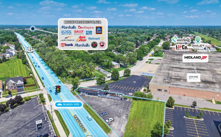 Pictures of Retail property located at 864 Rand Rd, Des Plaines, IL 60016 for sales - image #1