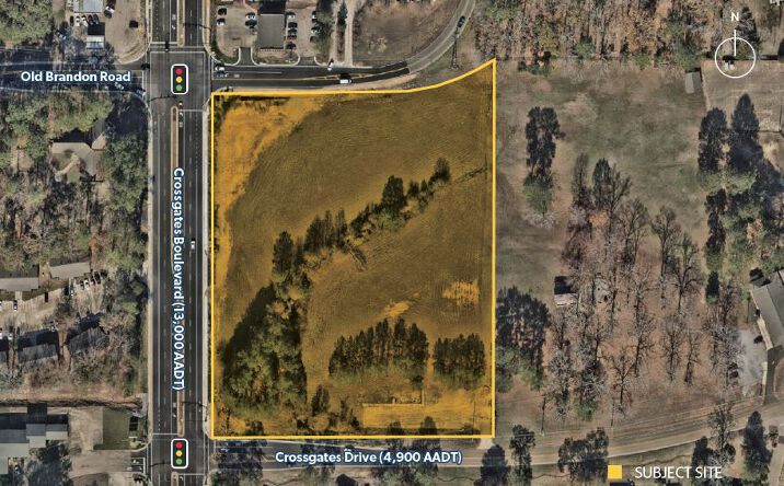 Pictures of Land property located at Crossgates Boulevard and Crossgates Drive, Brandon, MS 39042 for sales - image #1