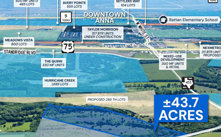 Pictures of Land property located at SEQ of FM 455 and County Rd 288, Anna, TX 75409 for sales - image #1