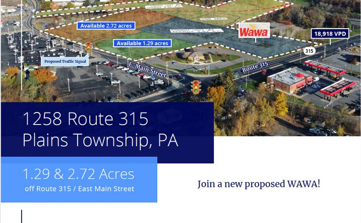 Pictures of Land property located at 1258 PA-315, Wilkes-Barre, PA 18702 for sales - image #1