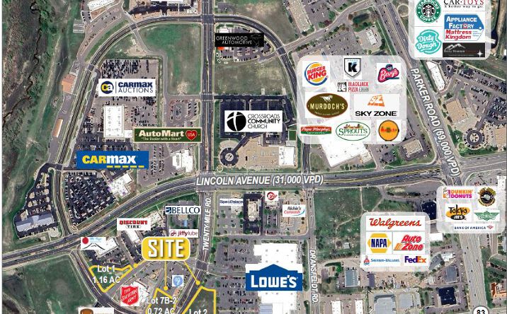 Pictures of Land property located at Lincoln Meadows Pkwy, Parker, CO 80134 for sales - image #1
