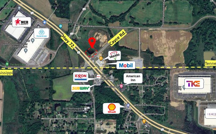 Pictures of Land property located at hwy 72, Piperton, TN 38017 for sales - image #1