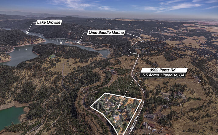 Pictures of Land, Mobile Home Park, Multifamily property located at 3922 Pentz Rd, Paradise, CA 95969 for sales - image #1