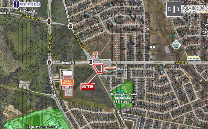 Pictures of Land property located at SEC - Old Decatur Rd. & Longhorn Rd., Fort Worth, TX 76179 for sales - image #1