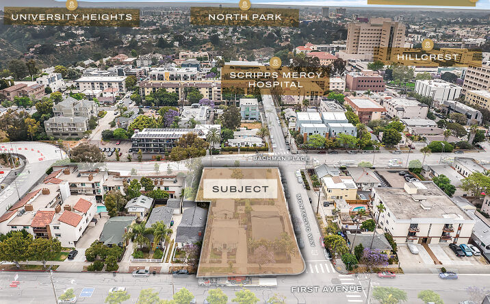 Pictures of Land property located at 4160 Bachman, San Diego, CA 92103 for sales - image #1