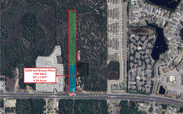 Pictures of Land property located at 6266 Gulf Breeze Pkwy, Gulf Breeze, FL 32563 for sales - image #1