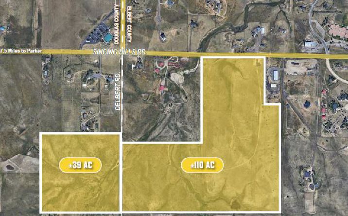 Pictures of Land property located at Delbert rd & singing, Parker, CO 80138 for sales - image #1