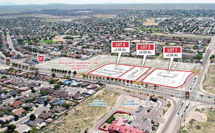 Pictures of Land property located at Unser Blvd SW, Albuquerque, NM 87121 for sales - image #1