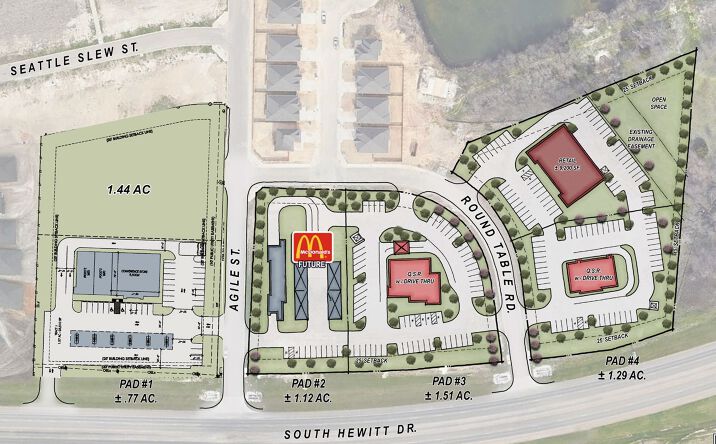Pictures of Retail, Land property located at Hewitt Drive & Agile St, Hewitt, TX 76643 for sales - image #1