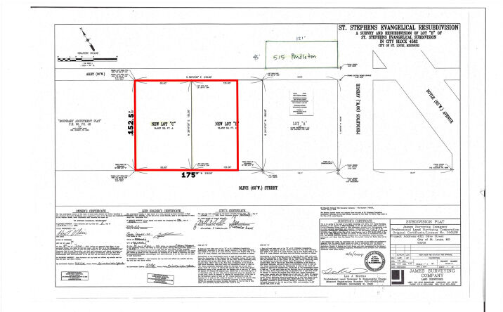 Pictures of Land property located at 4331 Olive St, St. Louis, MO 63108 for sales - image #1