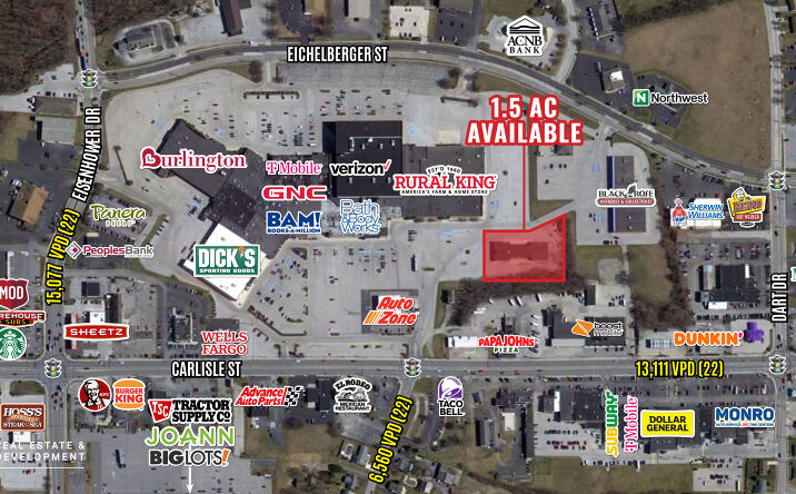 Pictures of Retail property located at 1155 Carlisle St, Hanover, PA 17331 for sales - image #1