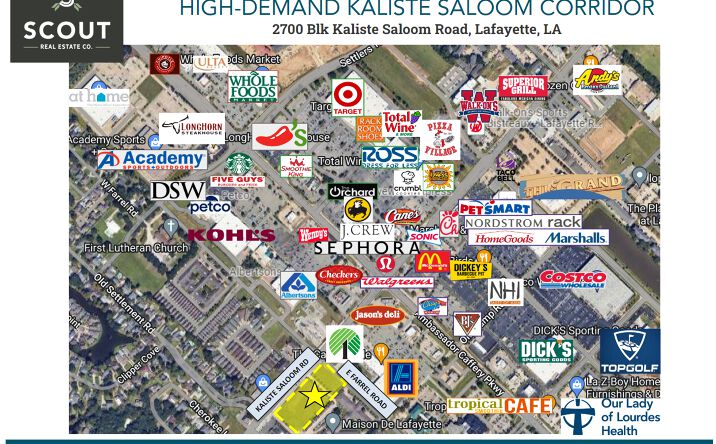 Pictures of Land property located at 2700 Kaliste Saloom Rd, Lafayette, LA 70508 for sales - image #1
